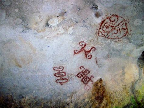 Pre Historic Caribbean Petroglyphs And Pictographs