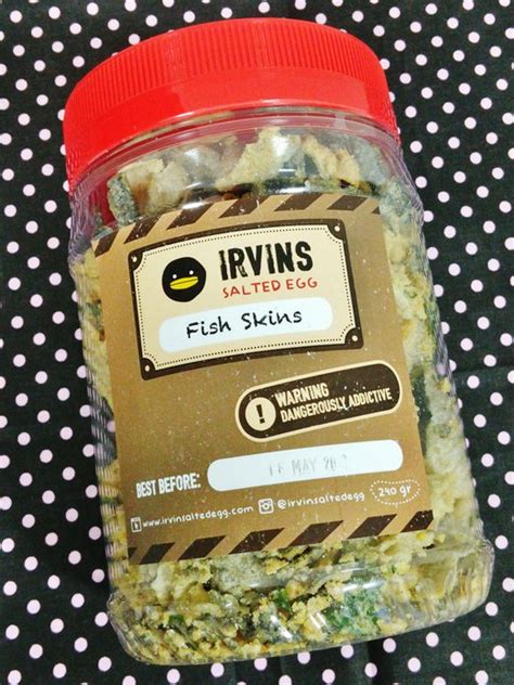 The snack was delicious, but i don't think i will participate in a super long queue again just to buy it. Dangerously Addictive Irvins Salted Egg Fish Skins ...