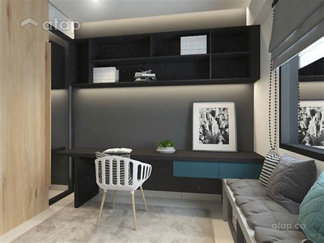 Contemporary Minimalistic Study Room Condominium Design Ideas And Photos