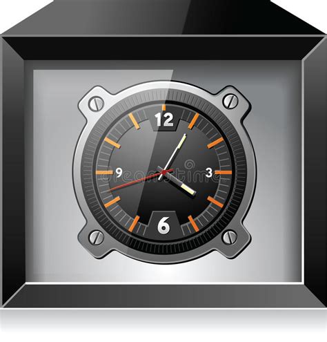 It's all tube gain stages and custom wound transformers give. Retro Analog Clock In Black Box, Detailed Vector Stock ...