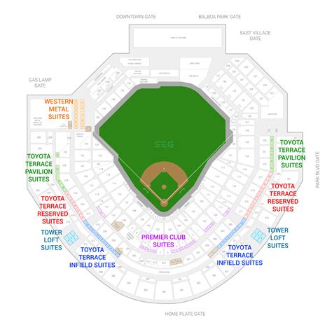 San Diego Padres Suite Rentals | Petco Park