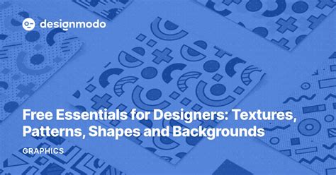 Free Essentials For Designers Textures Patterns Shapes And