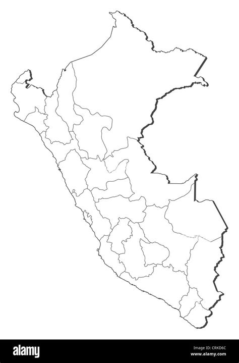 Mapa Del Peru Con Las Tres Regiones Imágenes Recortadas De Stock Alamy