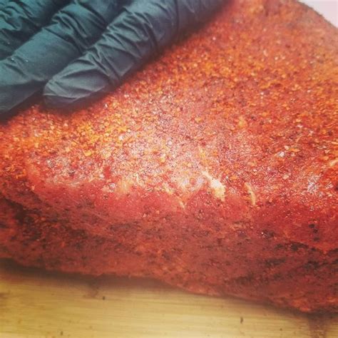 Giving This Pork Shoulder The Rub Down With Our Revolutionbbq Hot