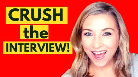 Crush Your Job Interview 5 Tips To Get The Job Youtube
