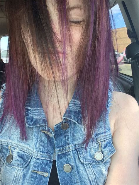 So I Dyed My Hair Purple A Little Bit