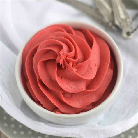 Icing good, but beat until sugar is dissolved all the way,, and more salt would help. Red Velvet Buttercream Frosting - Wine & Glue