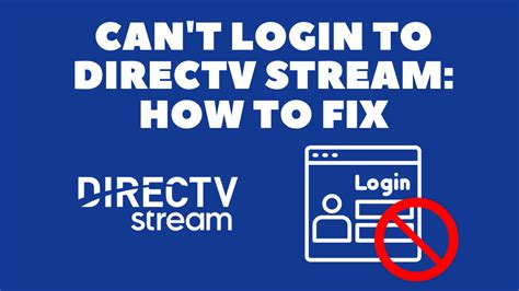 Cant Login To Directv Stream How To Fix In Minutes Robot Powered Home
