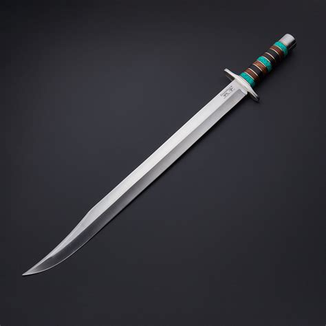 Turquoise Modern Cutlass Short Sword Dōnotsura Touch Of Modern