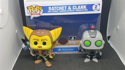 Unboxing Ratchet And Clank Funko Pop Vinyl Figure 2 Pack Special Edition