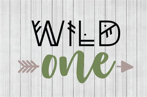 Wild One SVG, DXF File, Cuttable File By BNR Designs | TheHungryJPEG.com