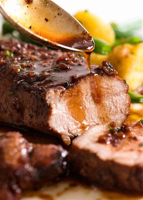 Why cook pork tenderloin sous vide? Pork Tenderloin with Honey Garlic Sauce | RecipeTin Eats