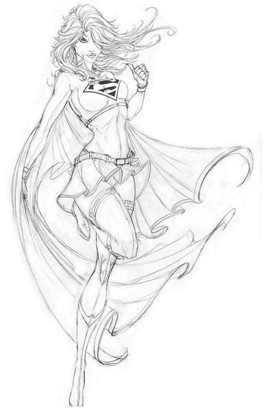 Supergirl Commission Rough Sketch By Jamietyndall On Deviantart