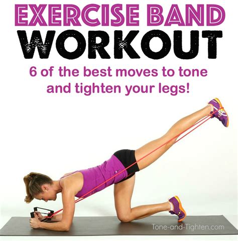 Best Lower Body Resistance Band Workout Tone And Tighten