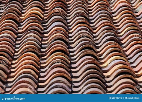 Roof Tiles Stock Image Image Of Clay Roof Rocky Weathered 52399795