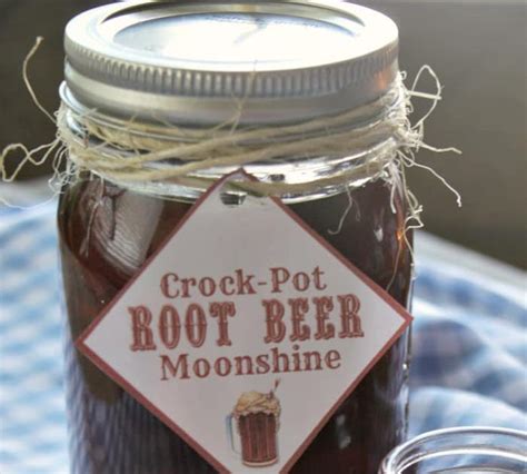 The word moonshine is just to suggest that the drink is a very strong alcoholic drink. Mountain Mann Survival: CROCK POT ROOT BEER MOONSHINE RECIPE