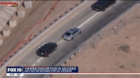 Phoenix Police Deploy The Grappler To End A High Speed Chase After A Hit And Run Murder