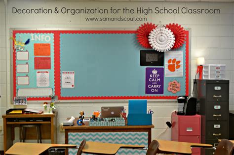 Decoration And Organization For The High School Classroom Teaching Sam
