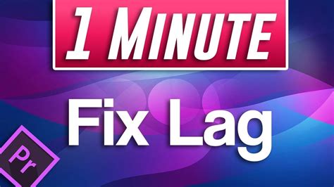 Playback lag in premiere pro is a performance issue and is usually a sign that your computer may not have the right specs to handle editing high resolution videos. Premiere Pro CC : How to Fix Video Playback Lag While ...