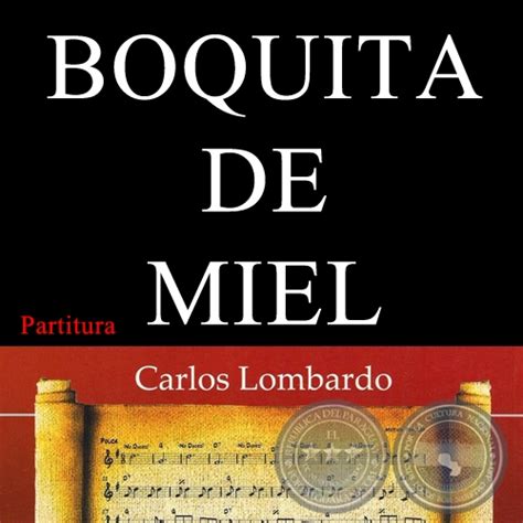 Portal Guaraní Boquita De Miel Partitura