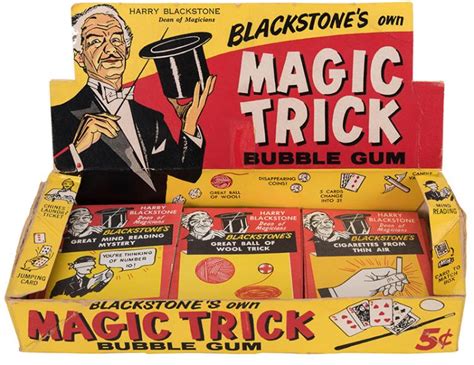 Sold Price Blackstone S Own Magic Trick Bubble Gum October 6 0117 1000 Am Cdt