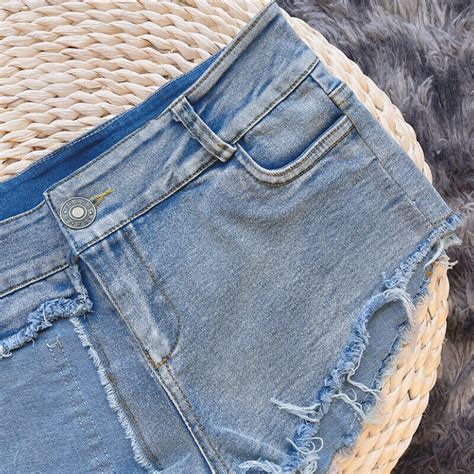 Lady Denim Shorts Low Waist Sexy Hot Pants Stretch Mini Jeans Night Bar