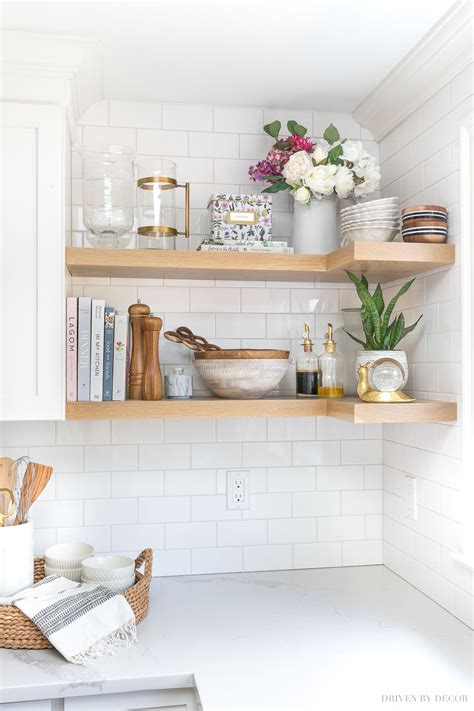 Kitchen cabinet corner shelf in stock are apt for wall mounting, standing, or trolley types. The Floating Corner Shelves in Our Kitchen - All the ...