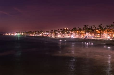 Oceanside California Night Sky Photograph By Michael J Bauer