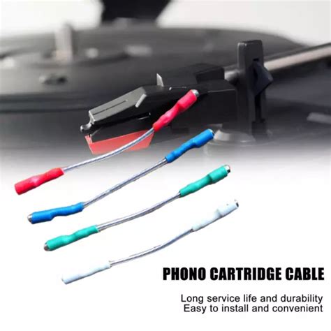 7N HEADSHELL WIRES OFC Turntable Leads Phono Cartridge Replace Cables