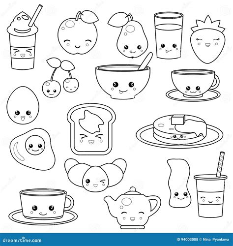 Hot Beverages In Cute Teacups Seamless Pattern Digital Illustration Royalty Free Cartoon