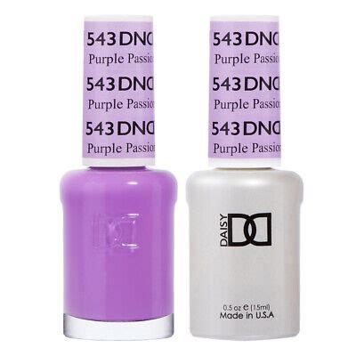 Dnd Daisy Duo Gel W Matching Nail Polish Lacquer Purple Passion