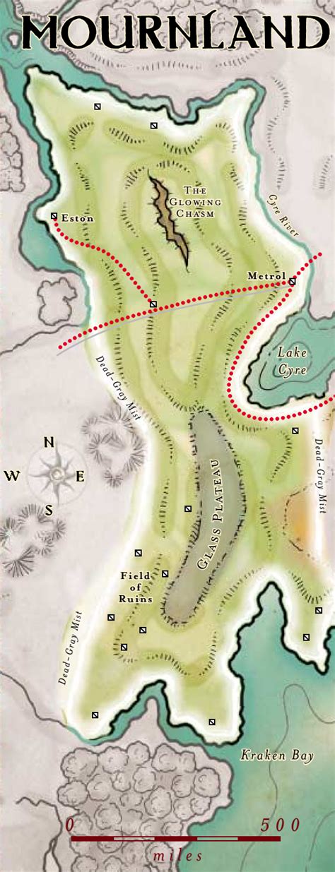 Mournland Map In Eberron World Anvil