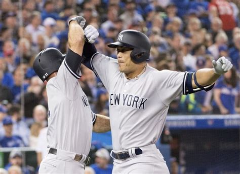 Watch Giancarlo Stanton Hits Insane Laser Shot Hr Against Red Sox