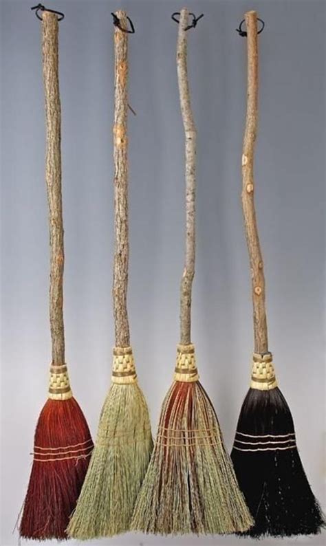 Rustic Kitchen Broom With Hardwood Handle Primitive Decor Brooms For