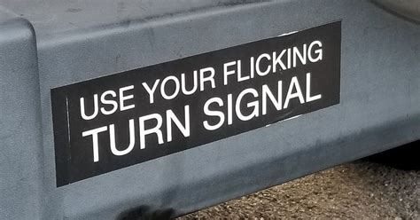 9 Reasons To Use Your Turn Signal