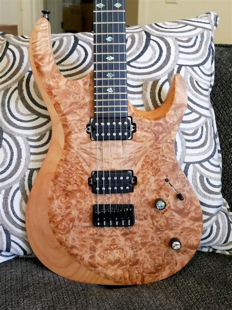 Kiesel Aries 6 2016 Burled Maple A6 Electric Guitar Bevel Top Reverb