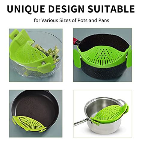 Clip On Strainer For Strainers And Colanders For Kitchen Silicone