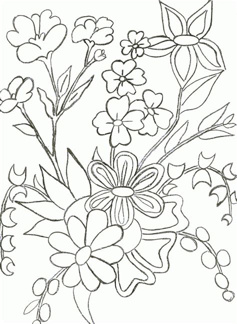 Primavera 36 Desenhos De Flores Para Colorir E Pintar Desenhos Para