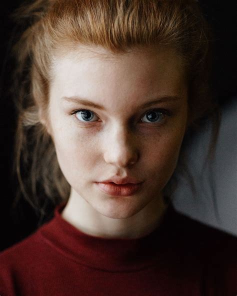 Daria On Behance Beautiful Redhead Beautiful People Freckles Girl Redhead Models Female