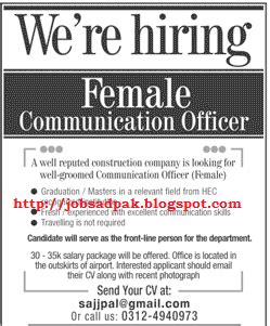 Newspaper, magazines, & brochure advertisements, etc. Daily Job advertisement in newspapers: Female ...