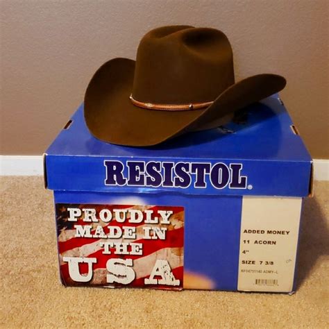 Resistol Accessories Resistol George Strait Cowboy Hat 4x Beaver