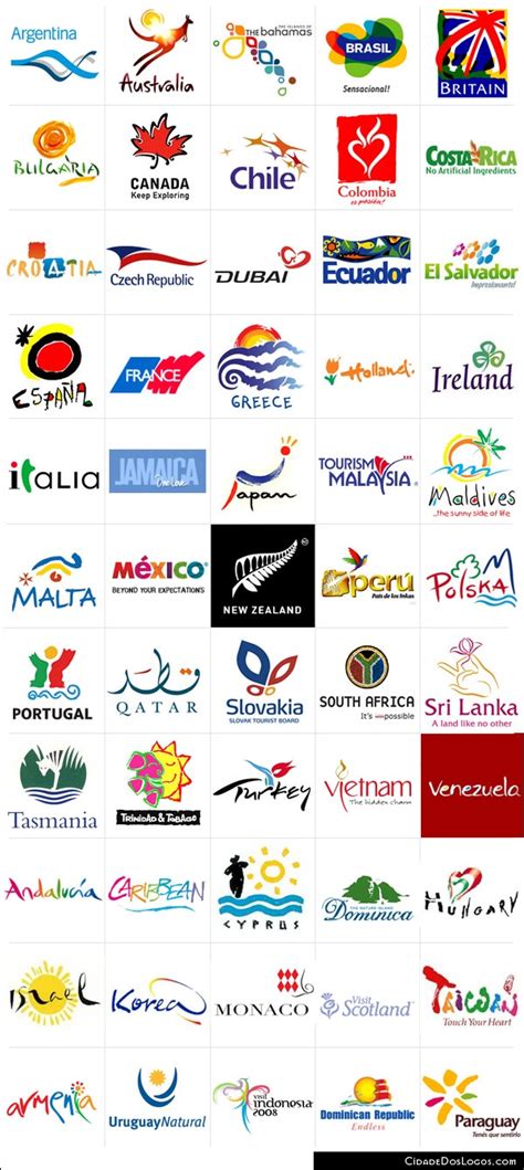 Very Nice Logos For Countries Tourism