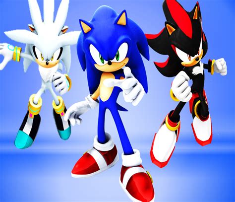 Breezes through, loves the big exhibits like huge dinosaur skeletons, big as for currently in the au, the superpowers of sonic, shadow and silver come from them learning to harness chaos energy. 49+ Sonic Shadow and Silver Wallpapers on WallpaperSafari