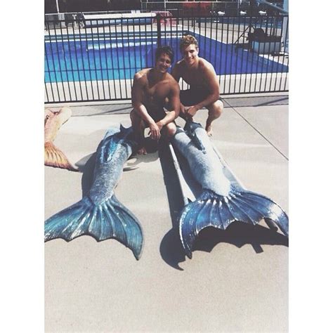 Mako Mermaids Alex And Chai Hanging Out With Their Tails With