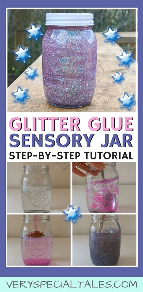 Sensory Bottles With Glitter Glue Silver Soothing Swirl Glitter Jars