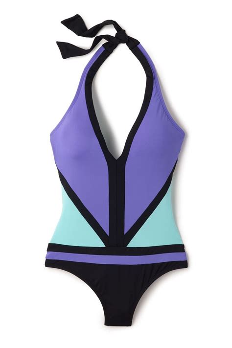 kenneth cole new york s the charleston one piece halter everything but water kenneth cole
