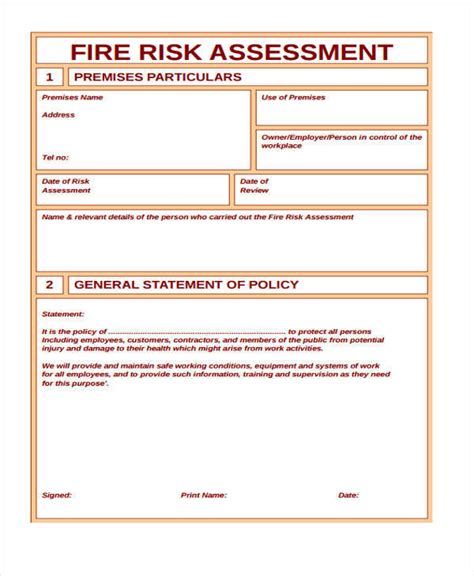FREE 37 Risk Assessment Forms In PDF MS Word