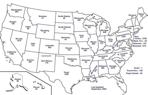 Map Of United States With State Names And Capitals Printable Map