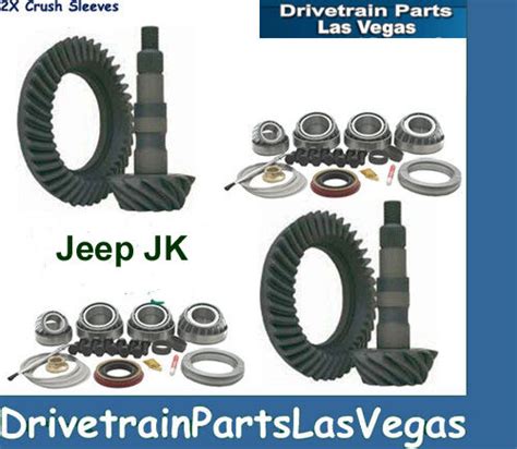 Dana 30 44 Jeep Wrangler Jk Ring And Pinion Gear Sets Master Kit Gear