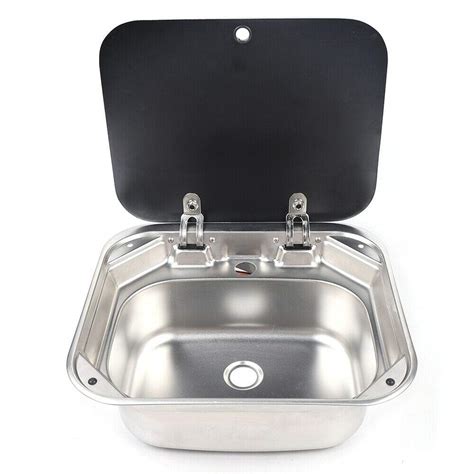 Rv Outdoor Sink Rv Folding Sinkandcold Hot Faucet Stainless Steel Rv Sink Small Rv Kitchen Sink W